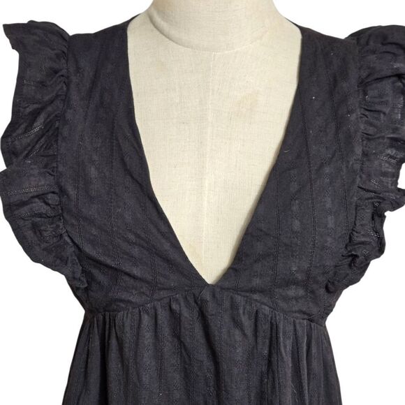 Altar'd State Corinne Ruffle Sleeve Mini Dress - Picture 3 of 10